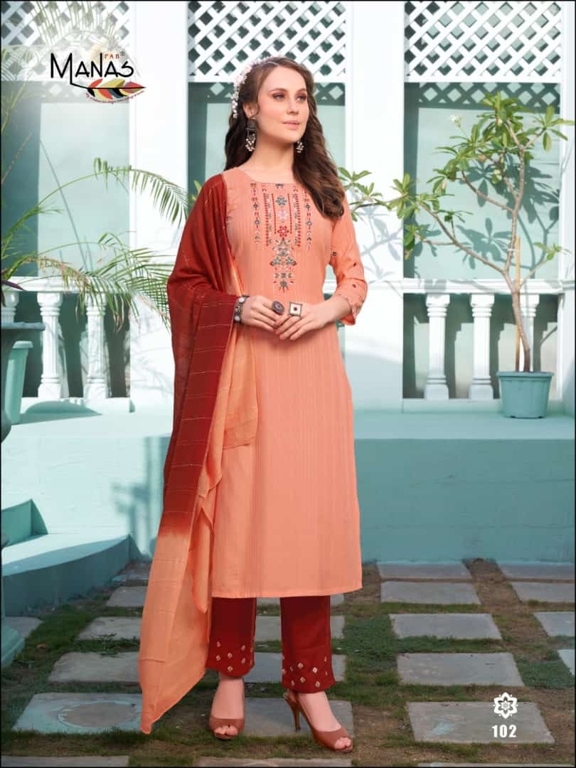 MANAS-FAB-FLORINA-RAYON-KURTI-PANT-WITH-DUPATTA-LATEST-CATALOGUE-3