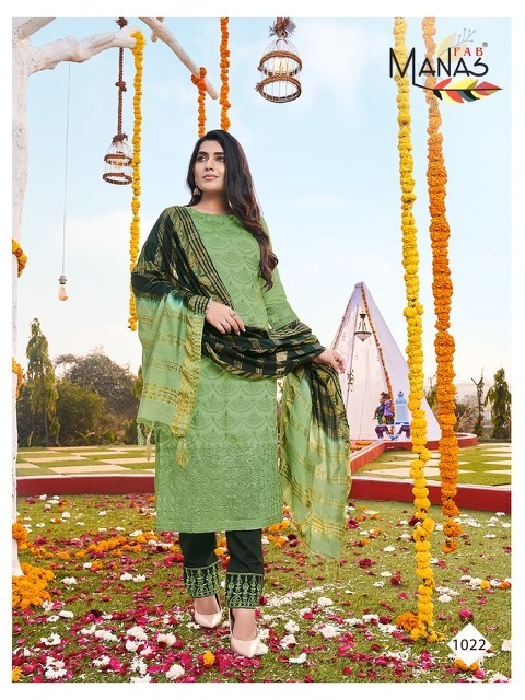 MANAS-FAB-LUCKNOWI-VOL-4-KURTI-PANT-WITH-DUPATTA-AT-WHOLESALER-SURAT-2