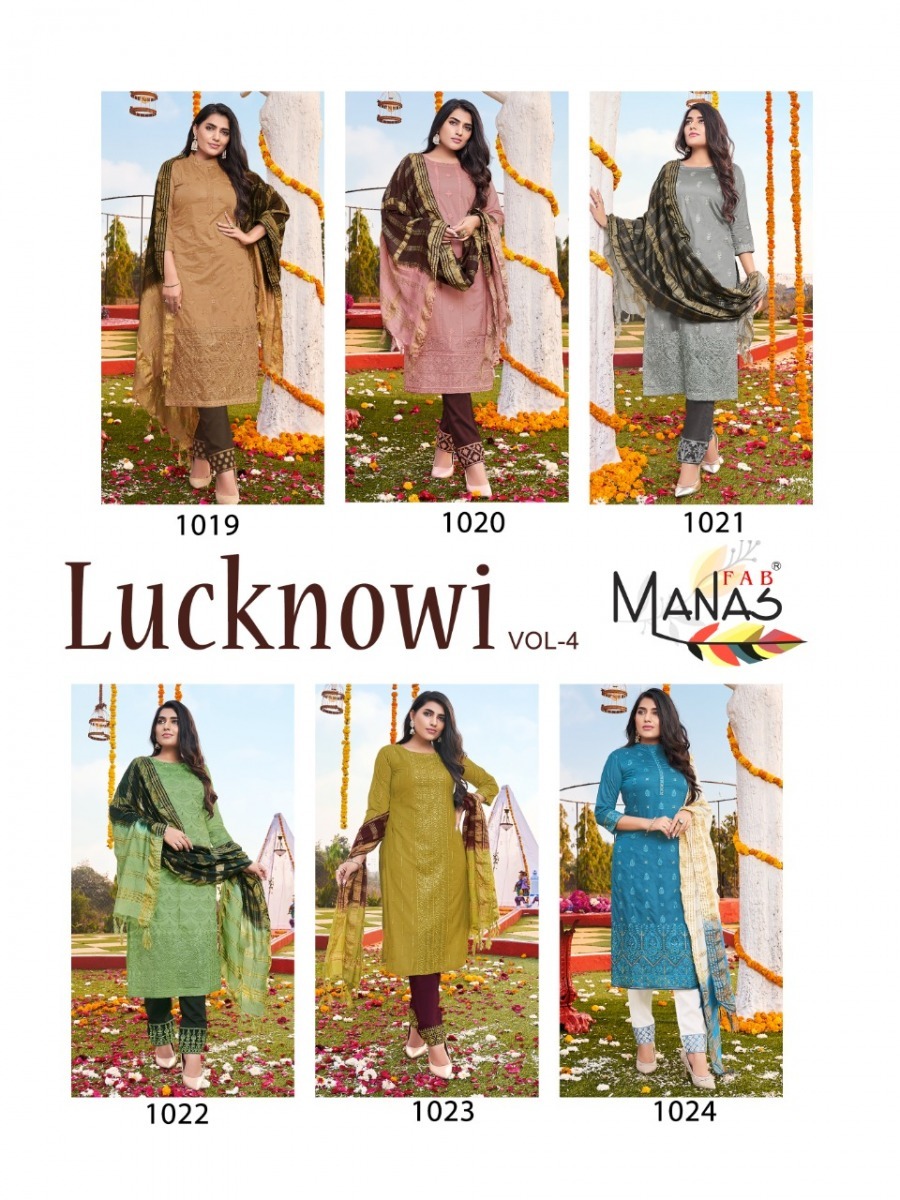 MANAS-FAB-LUCKNOWI-VOL-4-KURTI-PANT-WITH-DUPATTA-AT-WHOLESALER-SURAT-3
