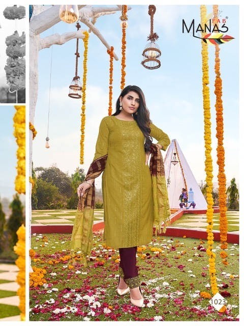 MANAS-FAB-LUCKNOWI-VOL-4-KURTI-PANT-WITH-DUPATTA-AT-WHOLESALER-SURAT-7