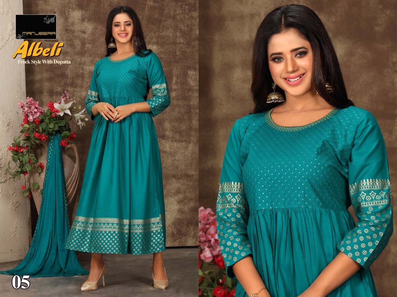 MANJEERA-ALBELI-FROCK-STYLE-WITH-DUPATTA-LATEST-CATALOGUE-3