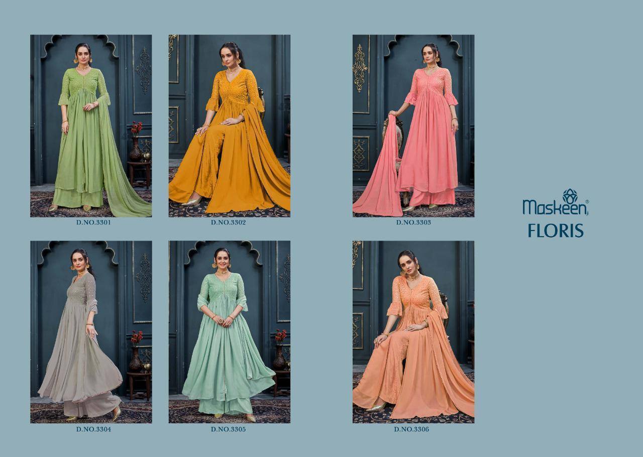 MASKEEN-FLORIS-HEAVY-GEORGETTE-SUITS-LATEST-CATALOGUE-6