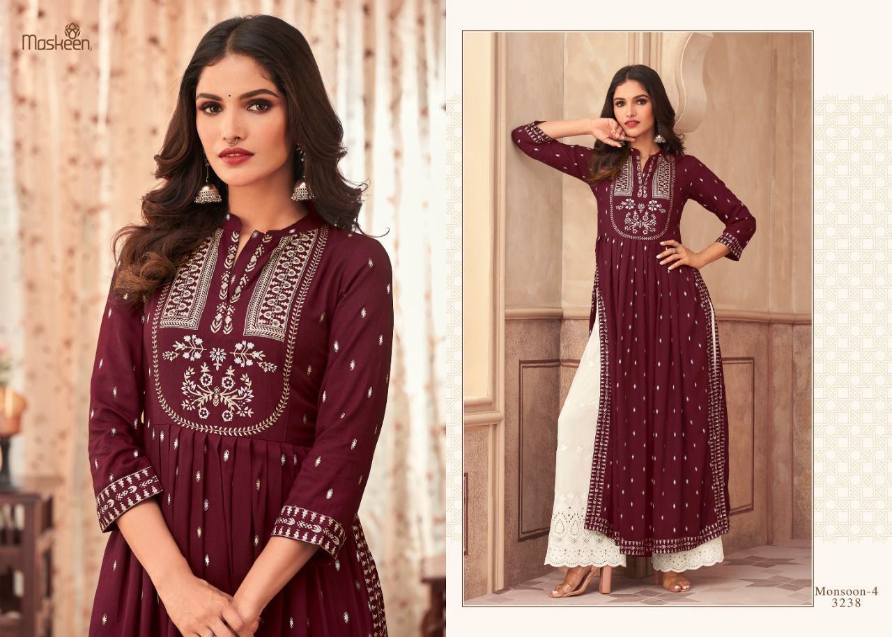 MASKEEN-MONSOON-VOL-4-KURTI-WITH-BOTTON-WHOLESALE-SUPPLIER-SURAT-4