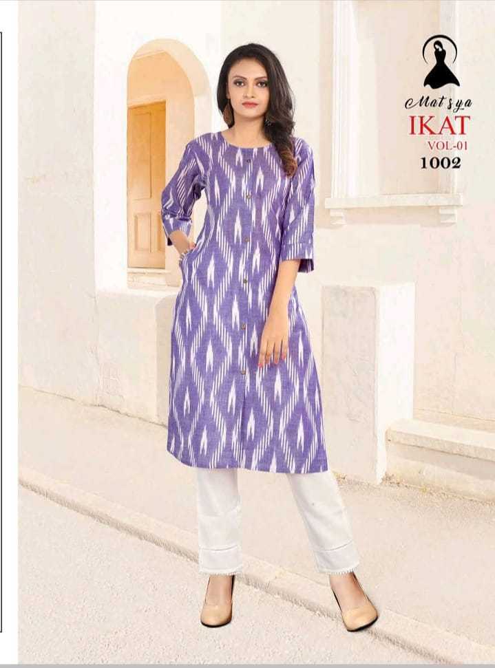 MATSYA-IKAT-VOL-1-HANDLOOM-COTTON-KURTIS-MANUFACTURER-SURAT-4