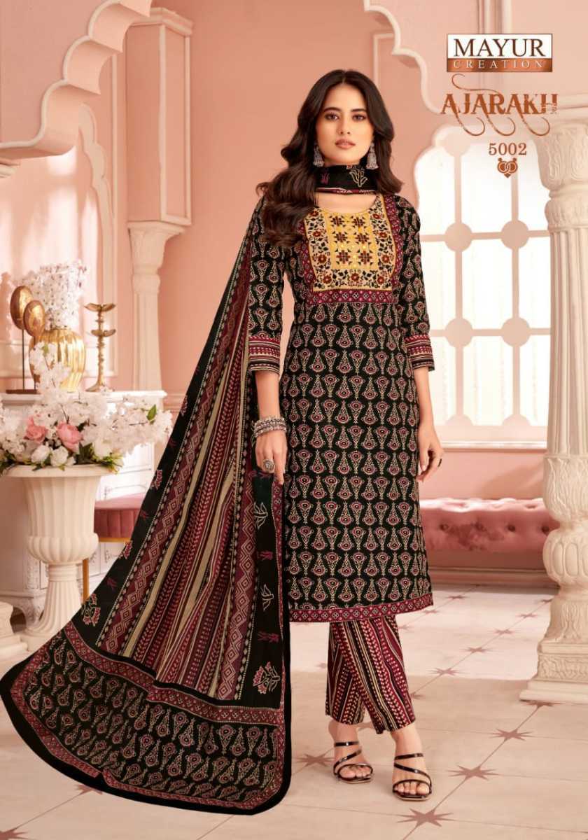 MAYUR-CREATION-AJARAKH-VOL-5-READYMADE-KURTIS-CATALOGUE-1