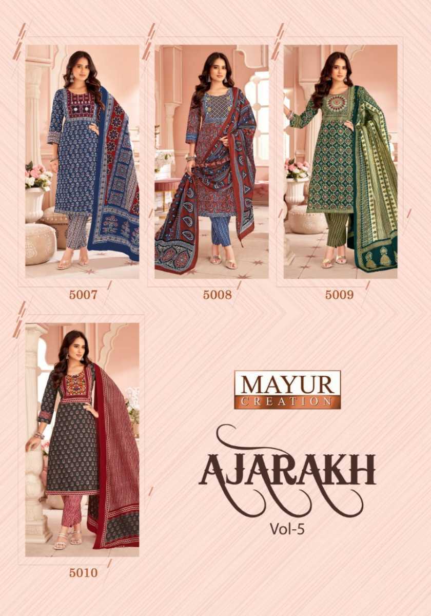 MAYUR-CREATION-AJARAKH-VOL-5-READYMADE-KURTIS-CATALOGUE-13