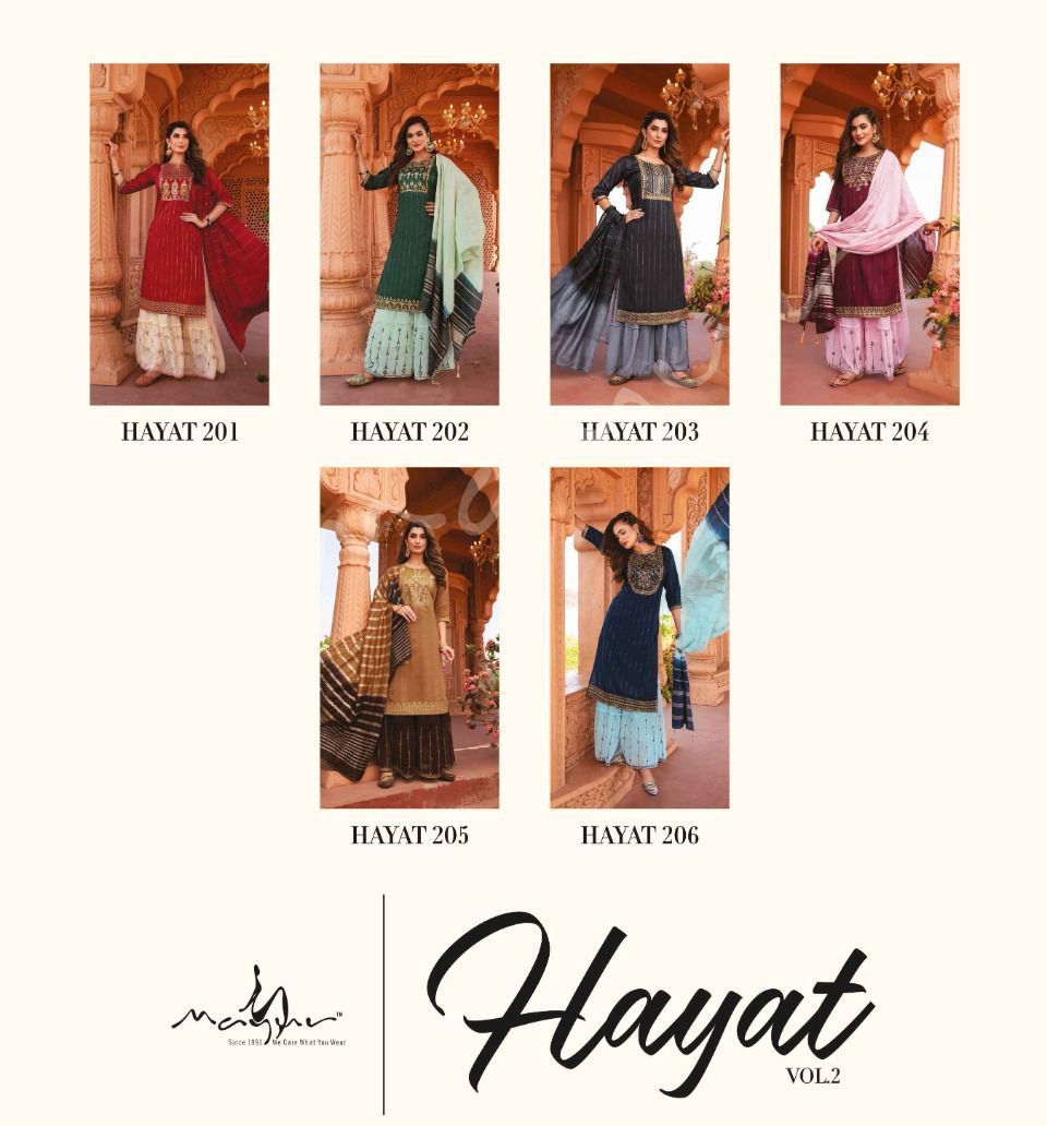 MAYUR-CREATION-HAYAT-VOL-2-KURTI-PANT-WITH-DUPATTA-LATEST-CATALOGUE-15