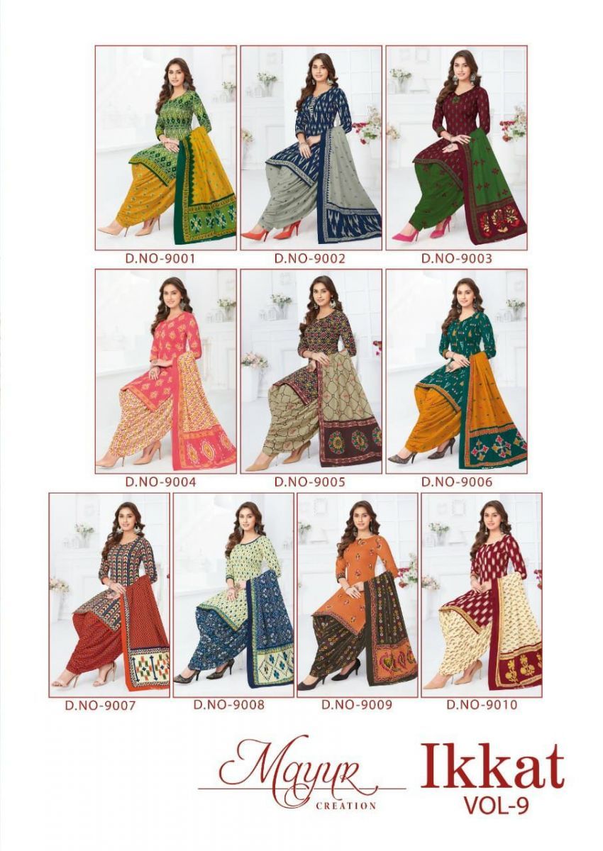 MAYUR-CREATION-IKKAT-VOL-9-COTTON-PRINTED-SUITS-AT-SURAT-12