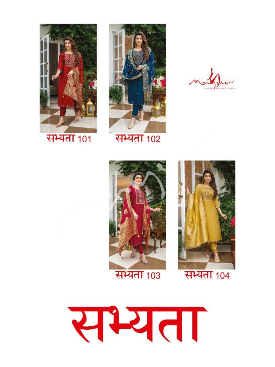 MAYUR-CREATION-SABHYATA-KURTI-PANT-WITH-DUPATTA-AT-WHOLESALE-11