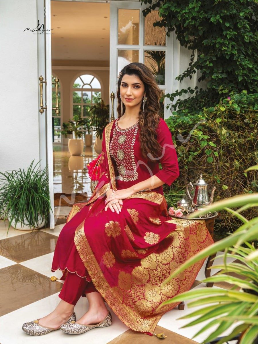 MAYUR-CREATION-SABHYATA-KURTI-PANT-WITH-DUPATTA-AT-WHOLESALE-5