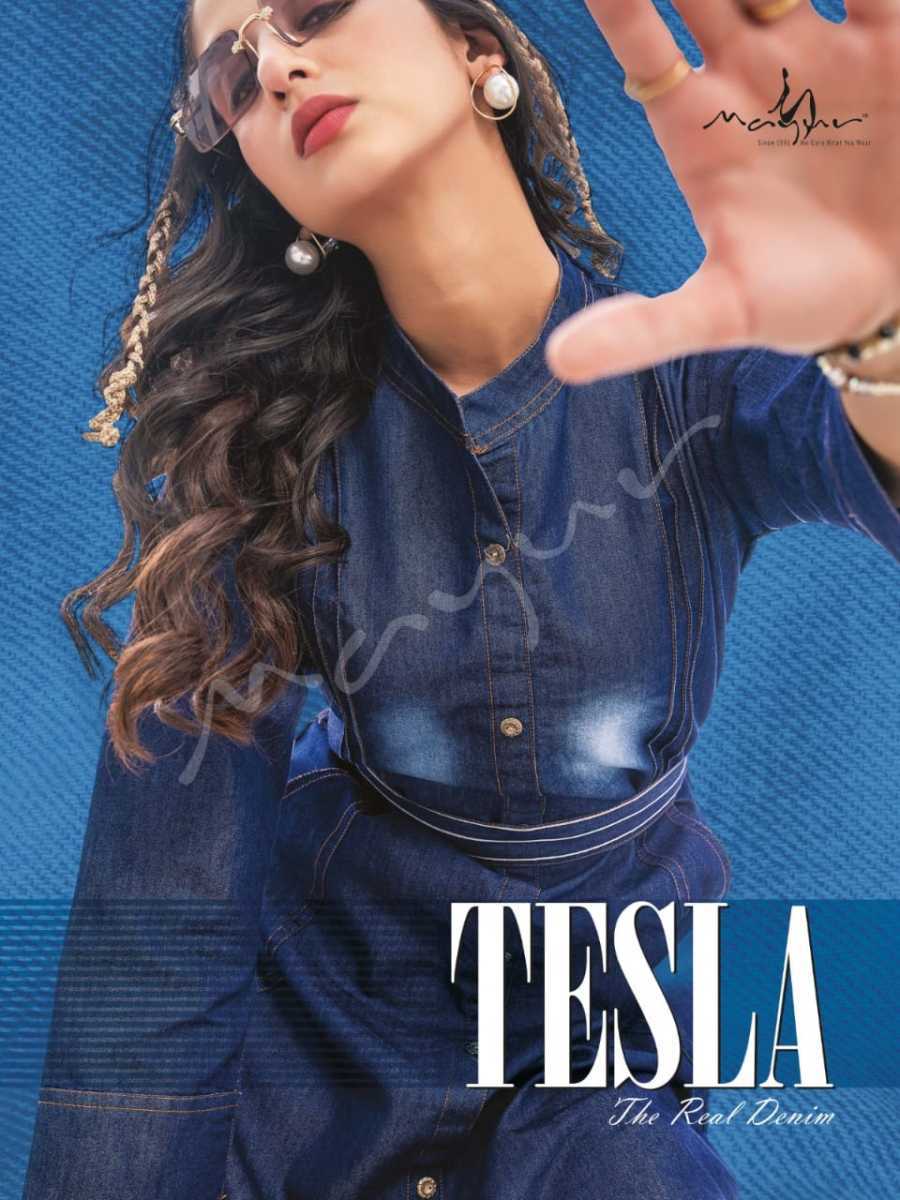 MAYUR-CREATION-TESLA-COTTON-DENIM-KURTIS-SUMMER-SPECIAL-CATALOGUE-1