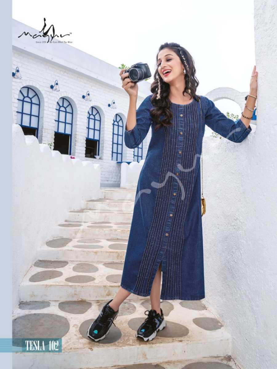 MAYUR-CREATION-TESLA-COTTON-DENIM-KURTIS-SUMMER-SPECIAL-CATALOGUE-5