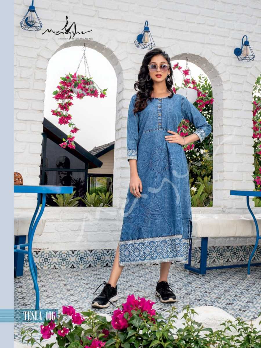 MAYUR-CREATION-TESLA-COTTON-DENIM-KURTIS-SUMMER-SPECIAL-CATALOGUE-6
