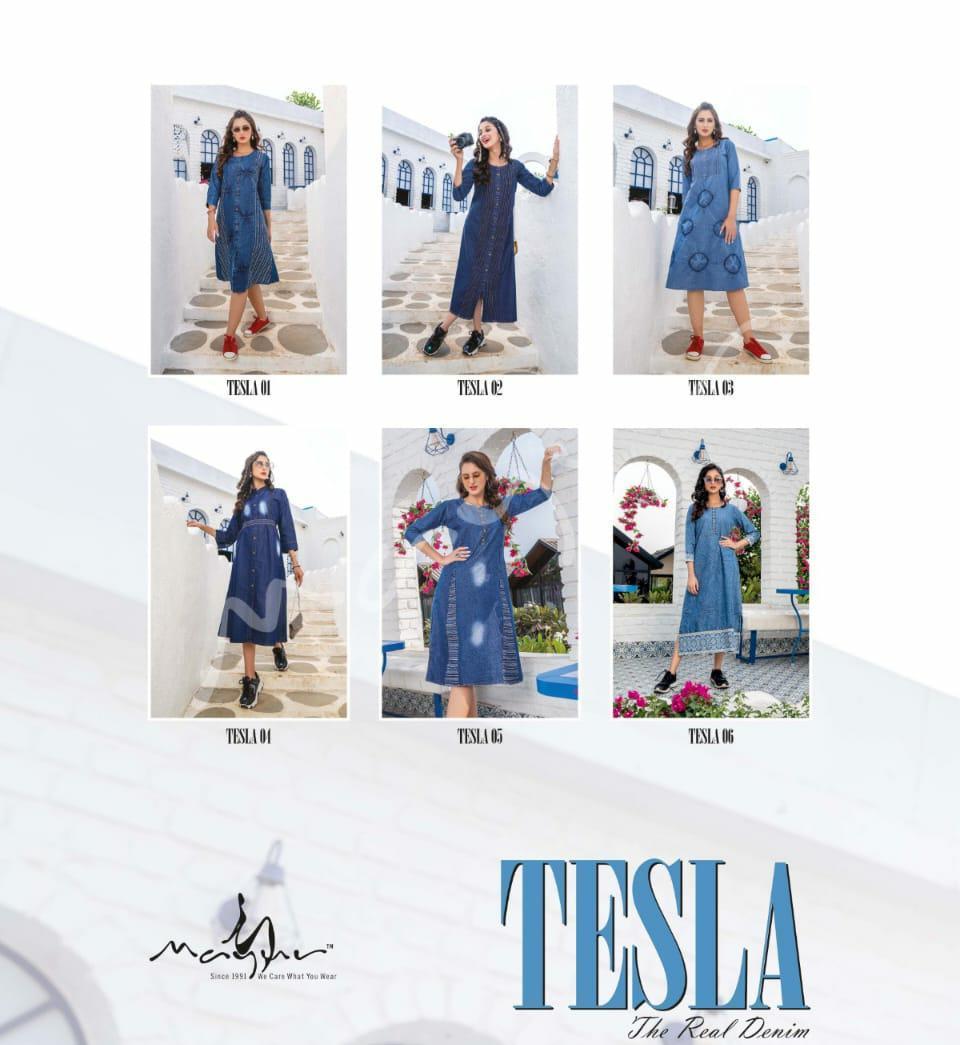 MAYUR-CREATION-TESLA-COTTON-DENIM-KURTIS-SUMMER-SPECIAL-CATALOGUE-8