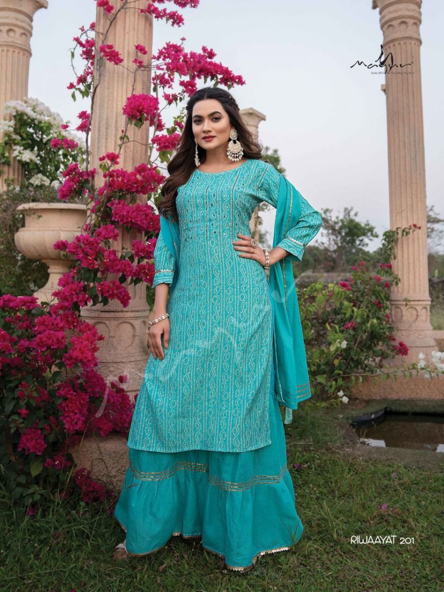 MAYUR-RIWAYAT-VOL-2-LATEST-TOP-SHARARA-WITH-DUPATTA-AT-WHOLESALE-3