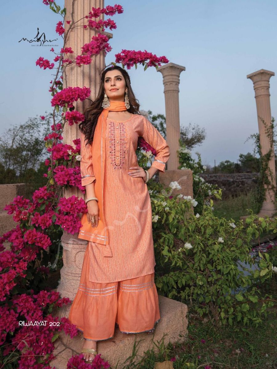 MAYUR-RIWAYAT-VOL-2-LATEST-TOP-SHARARA-WITH-DUPATTA-AT-WHOLESALE-4