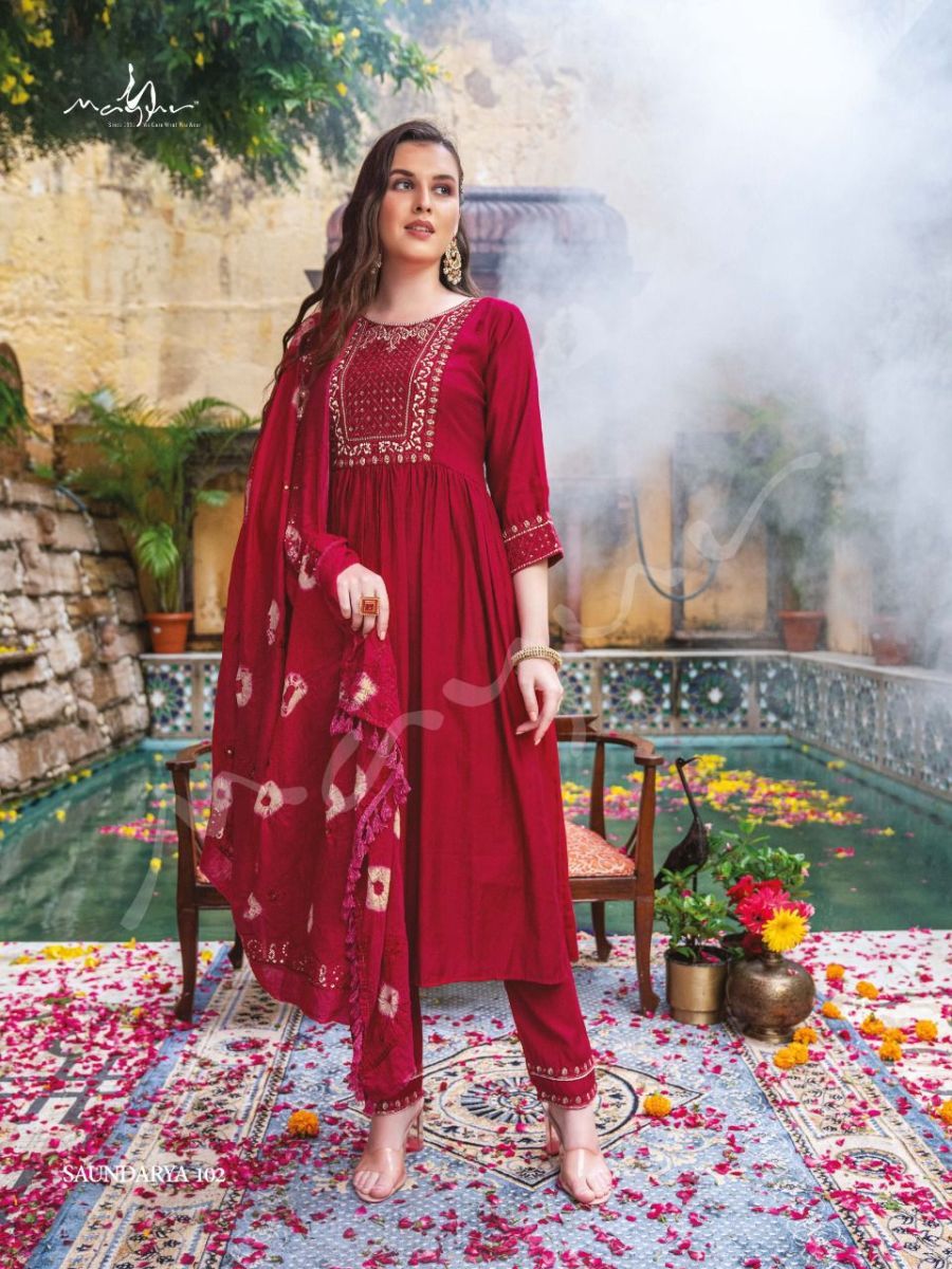 MAYUR-SAUNDARYA-NAYRA-CUT-DESIGNER-VISCOSE-SILK-KURTI-SET-WHOLESALER-3