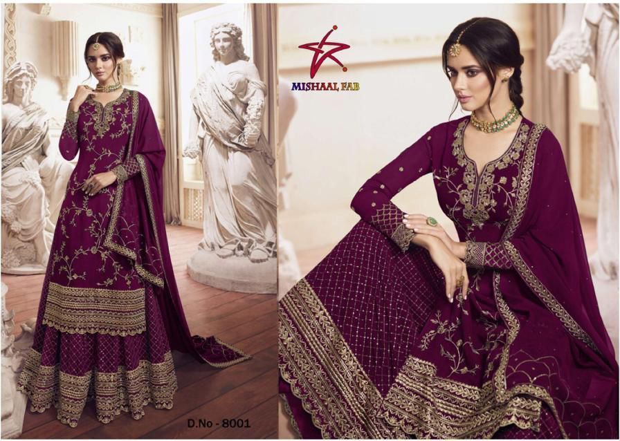 MISHAAL-FAB-8003-GEORGETTE-SUITS-WHOLESALER-4
