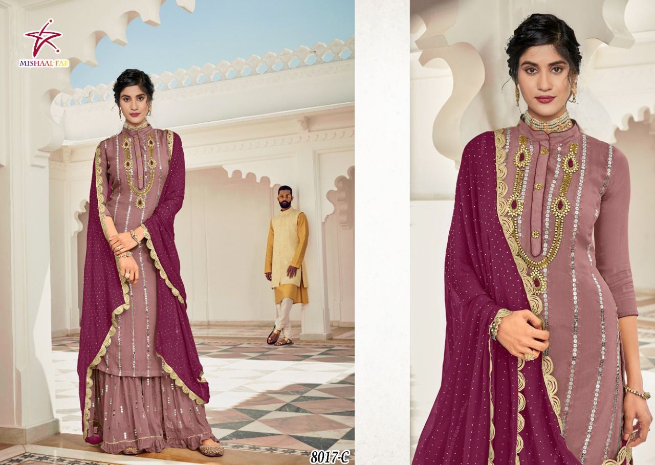 MISHAAL-FAB-8017-GEORGETTE-GHARARA-SUITS-AT-WHOLESALE-PRICE-1