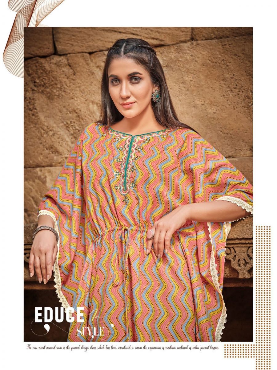 MITTOO-AROHI-VOL-2-DESIGNER-RAYON-PARINTED-KAFTAN-AT-WHOLESALE-2