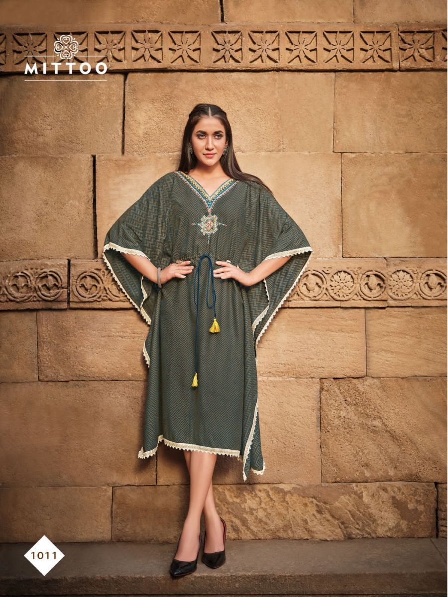 MITTOO-AROHI-VOL-2-DESIGNER-RAYON-PARINTED-KAFTAN-AT-WHOLESALE-6