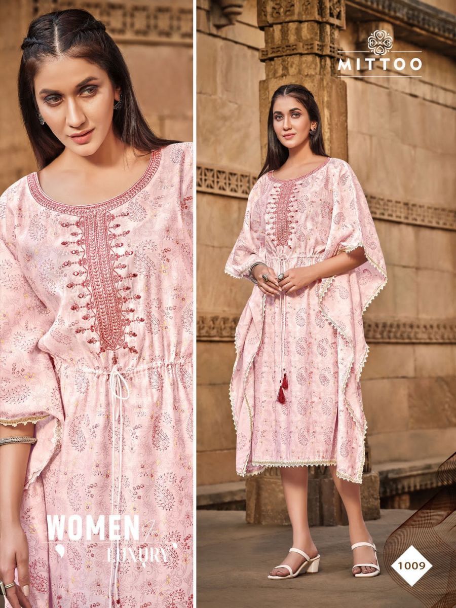 MITTOO-AROHI-VOL-2-DESIGNER-RAYON-PARINTED-KAFTAN-AT-WHOLESALE-8