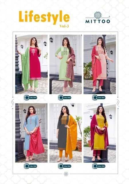 MITTOO-LIFE-STYLE-VOL-3-TOP-PANT-WITH-DUPATTA-WHOLESALER-SURAT-2