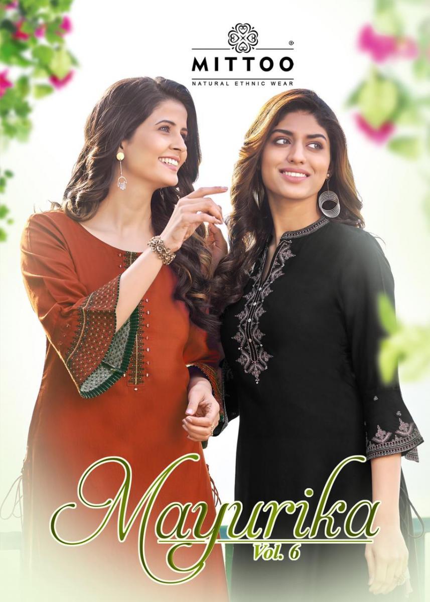 MITTOO-MAYURIKA-VOL-6-RAYON-FANCY-HANDWORK-KURTIS-COLLECTION-2022-3