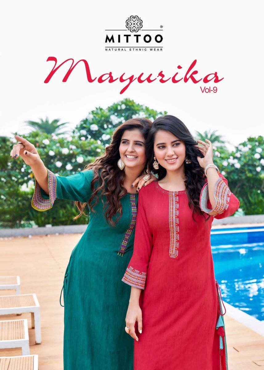 MITTOO-MAYURIKA-VOL-9-RAYON-HANDWORK-KURTIS-MANUFACTURER-SURAT-1