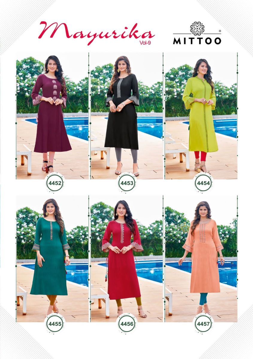 MITTOO-MAYURIKA-VOL-9-RAYON-HANDWORK-KURTIS-MANUFACTURER-SURAT-3