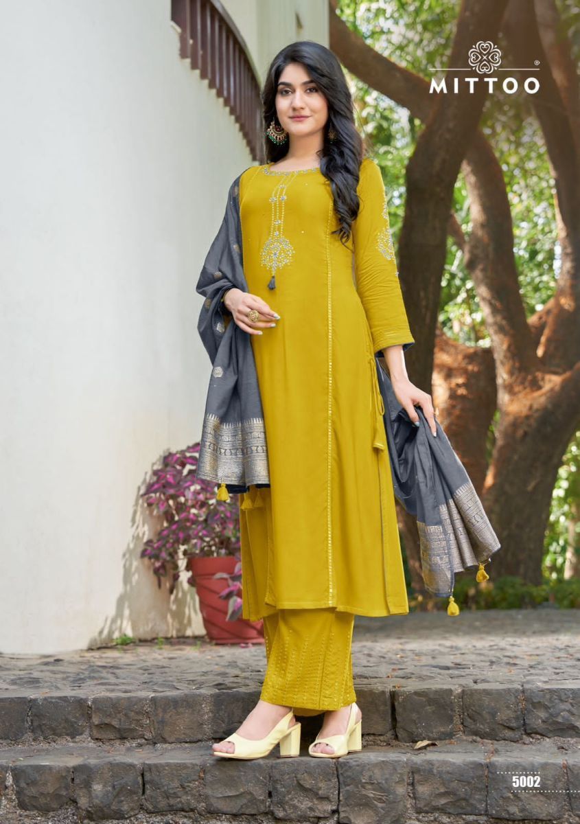 MITTOO-PARNITA-RAYON-KURTI-PLAZOO-WITH-DUPATTA-CATALOGUE-WHOLESALER-IN-SURAT-2