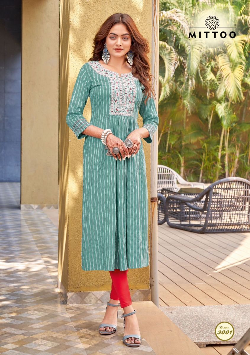MITTOO-REET-RAYON-EMBROIDERY-HANDWORK-KURTIS-MANUFACTURER-SURAT-2