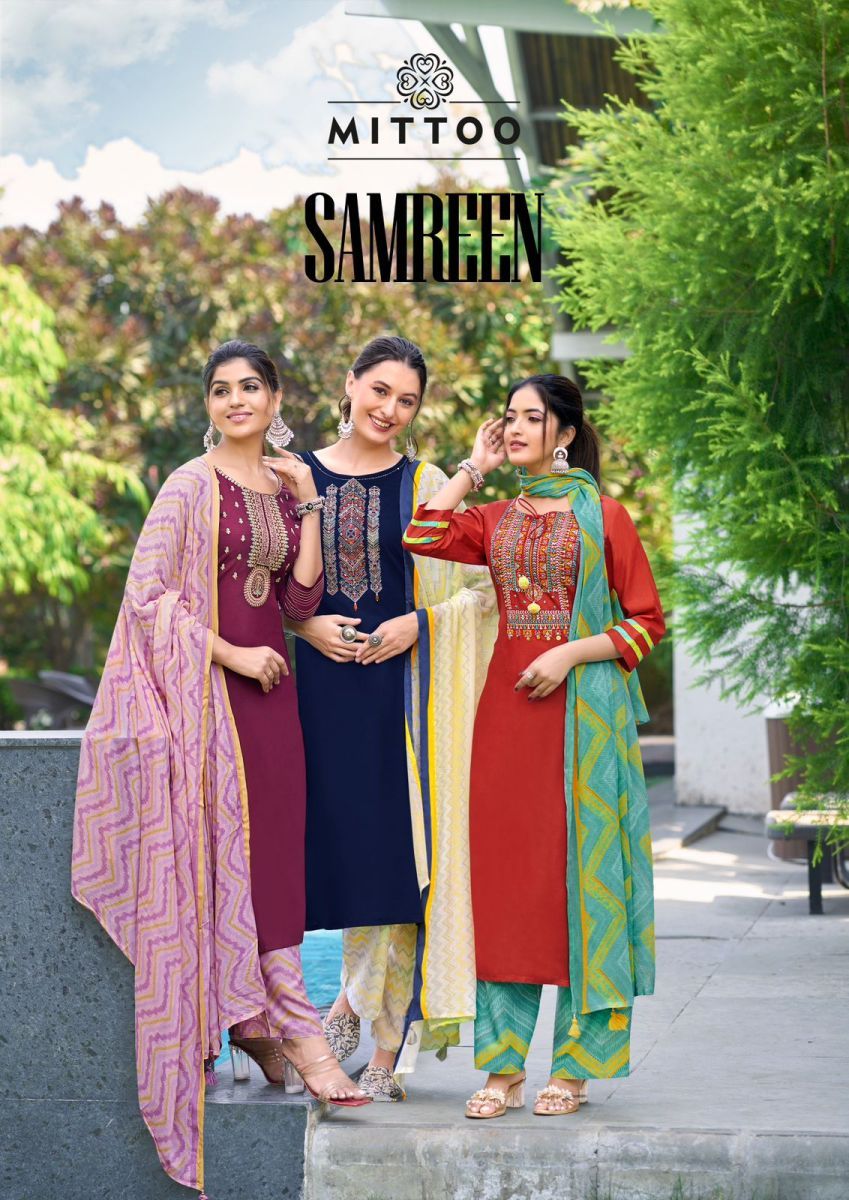 MITTOO-SAMREEN-READYMADE-RAYON-EMBROIDERY-KURTIS-WHOLESALER-IN-SURAT-1