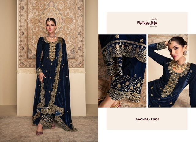 MUMTAZ-ARTS-AACHAL-PURE-VELVET-EMBROIDERY-SUITS-LATEST-CATALOGUE-3