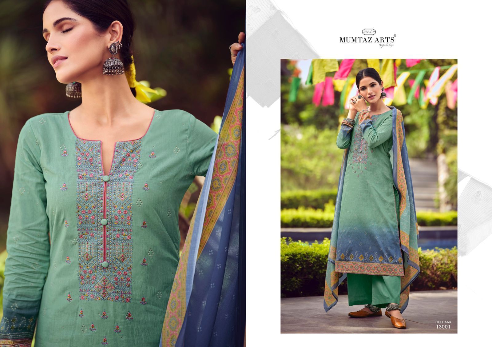 MUMTAZ-ARTS-GULHAAR-PURE-LAWN-SUITS-MANUFACTURER-SURAT-9