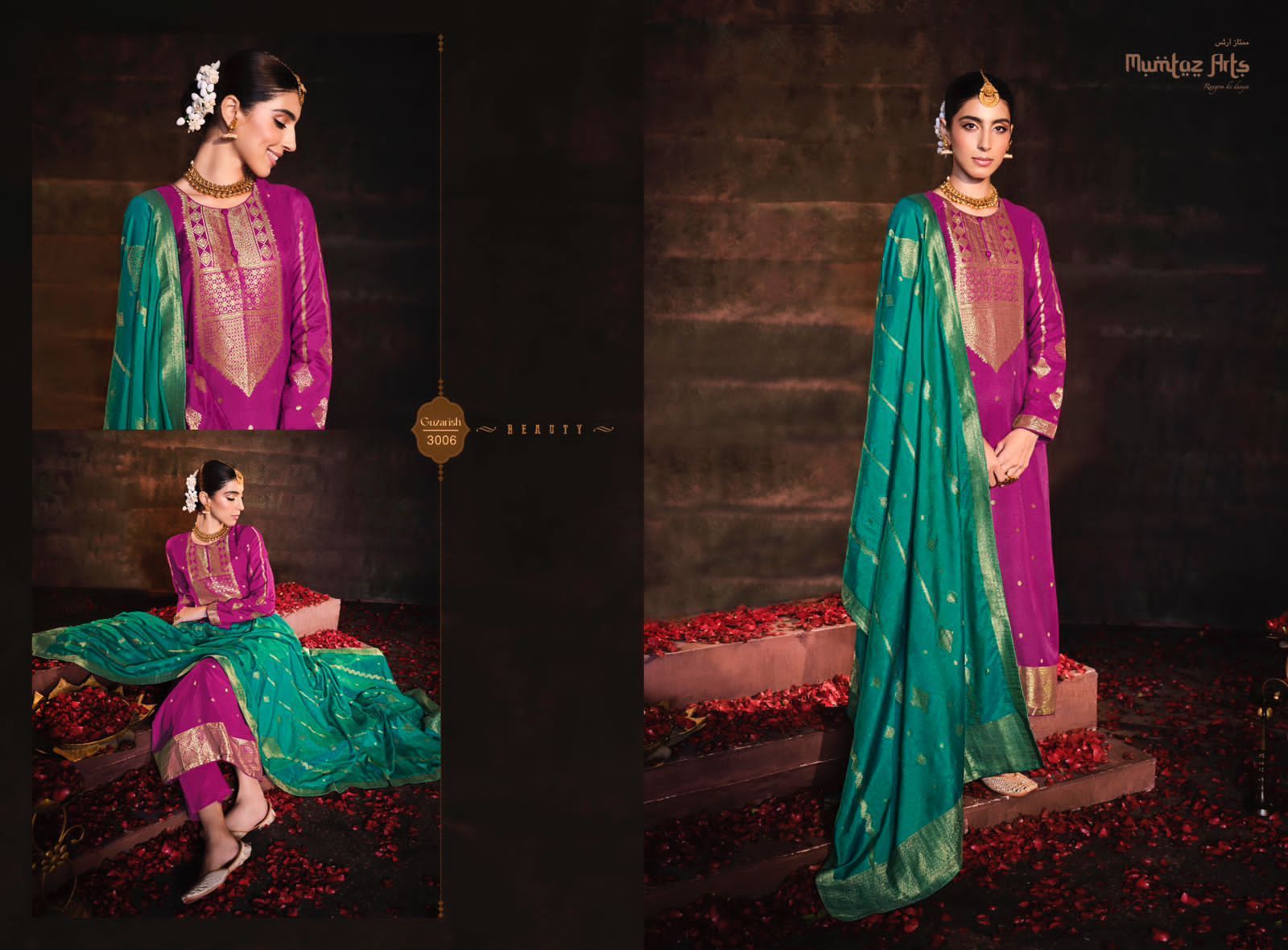MUMTAZ-ARTS-GUZARISH-VISCOSE-DOLA-JAQAURD-SUITS-WHOLESALER-8
