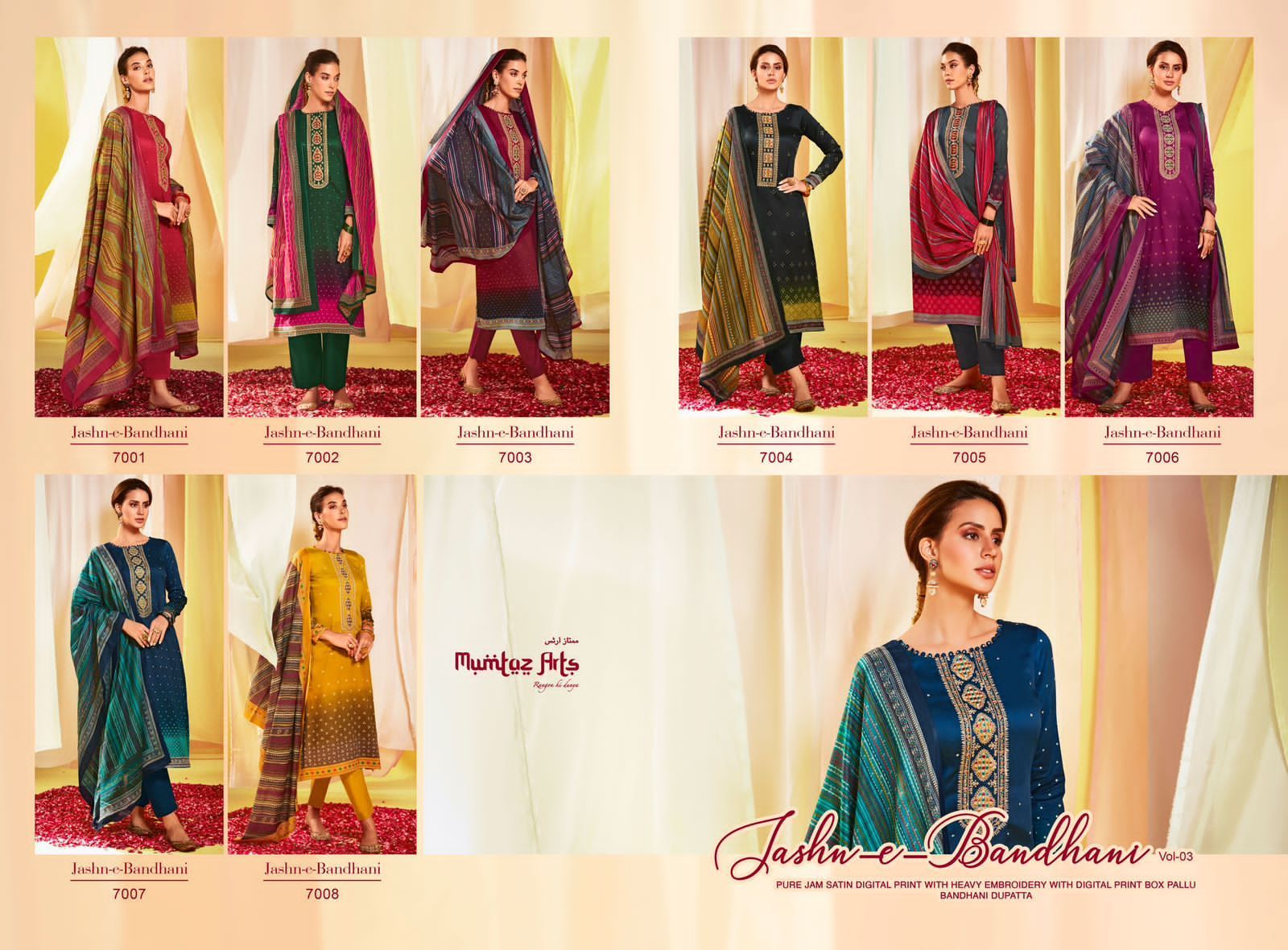 MUMTAZ-ARTS-JASHN-E-BANDHANI-VOL-3-JAM-SATIN-DIGITAL-PRINT-SUITS-SURAT-10