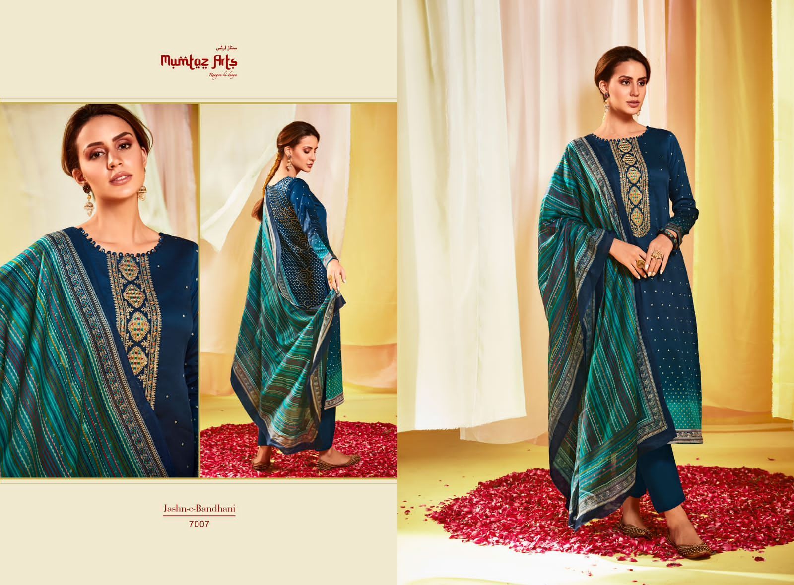MUMTAZ-ARTS-JASHN-E-BANDHANI-VOL-3-JAM-SATIN-DIGITAL-PRINT-SUITS-SURAT-8