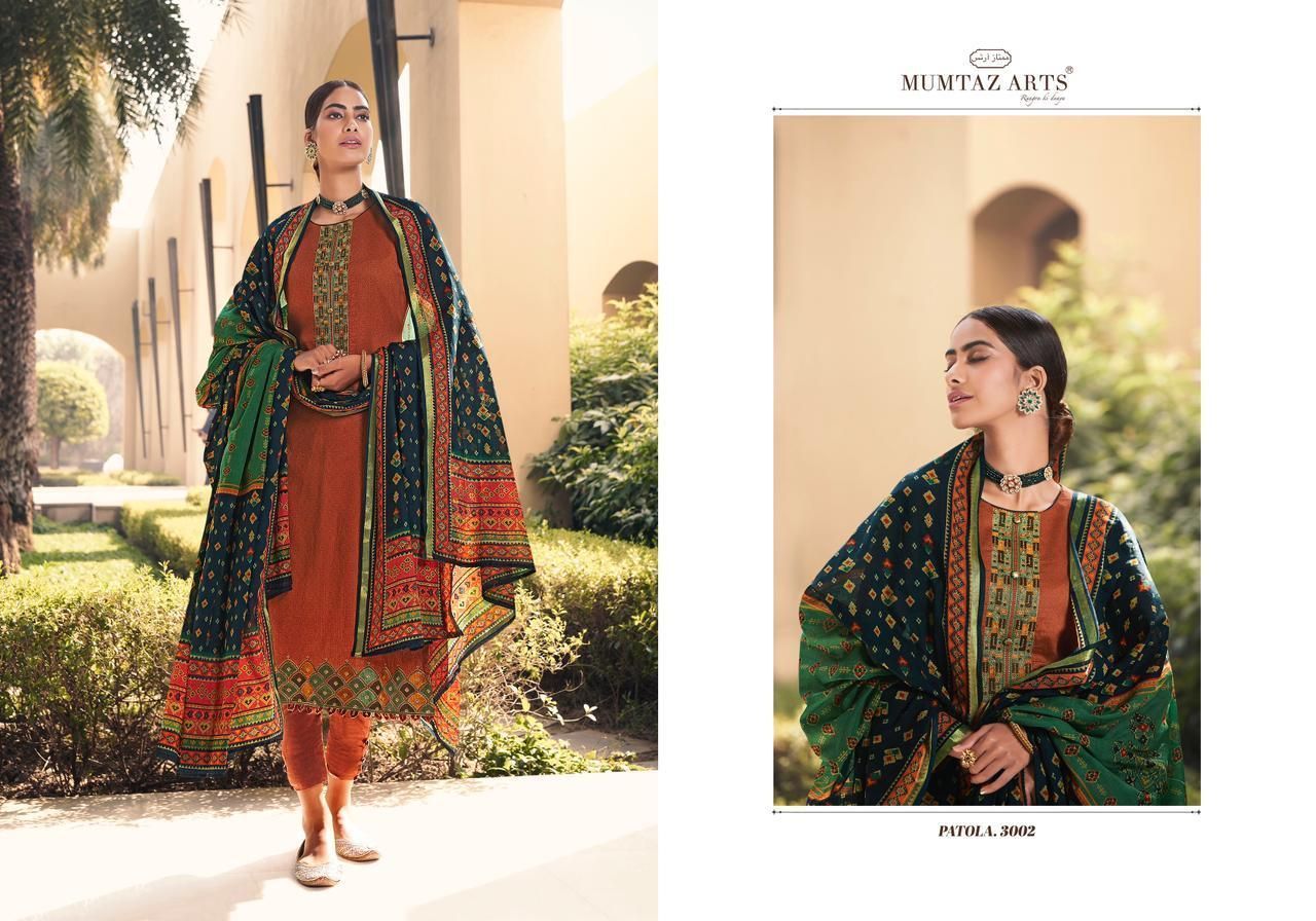 MUMTAZ-ARTS-PATOLA-3001-TO-3010-PAKISTANI-SUITS-NEW-CATALOGUE-1