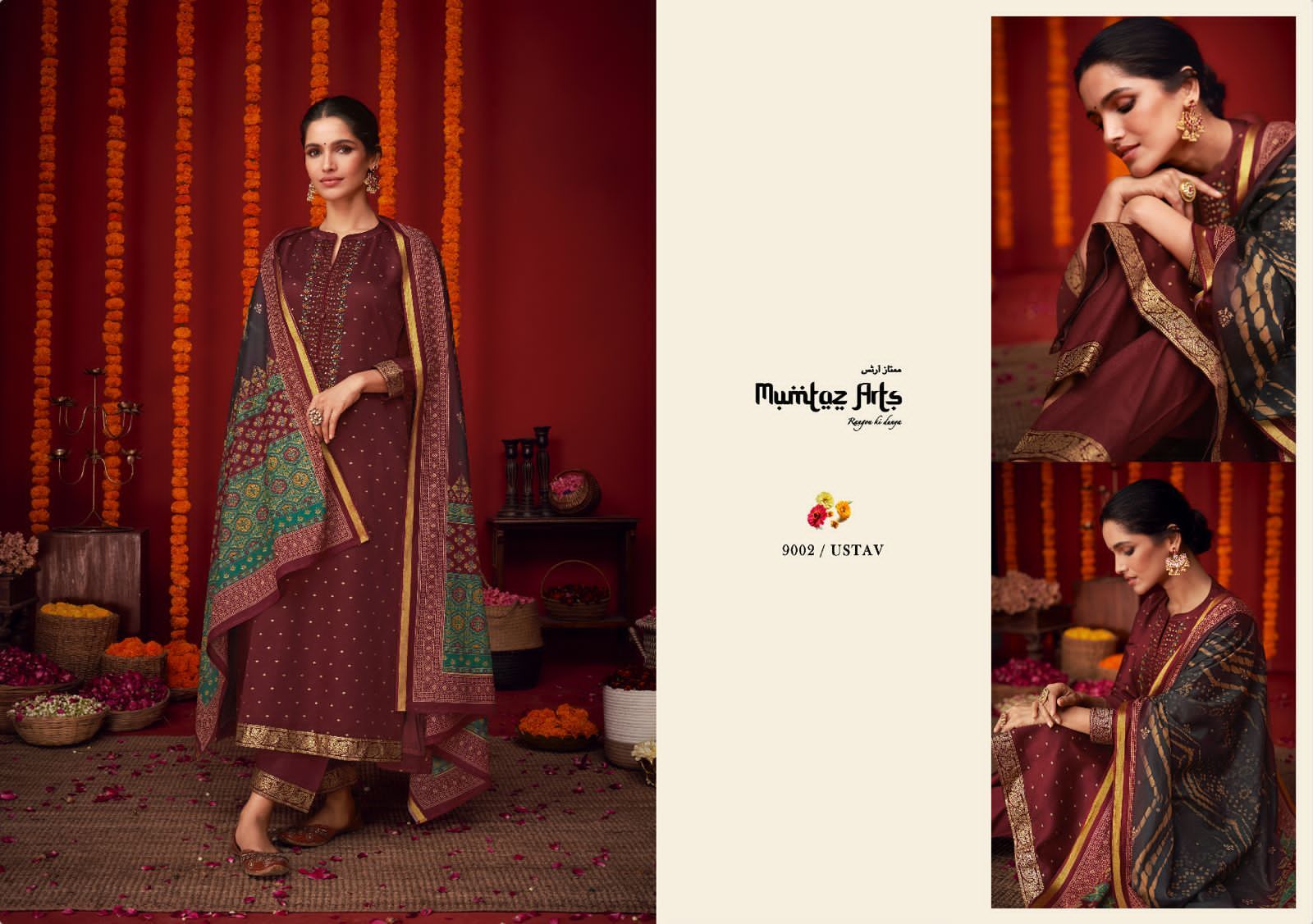 MUMTAZ-ARTS-UTSAV-VISCOSE-JAM-SATIN-SUITS-WHOLESALER-SURAT-3