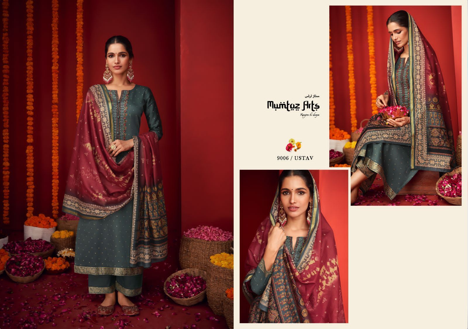MUMTAZ-ARTS-UTSAV-VISCOSE-JAM-SATIN-SUITS-WHOLESALER-SURAT-5