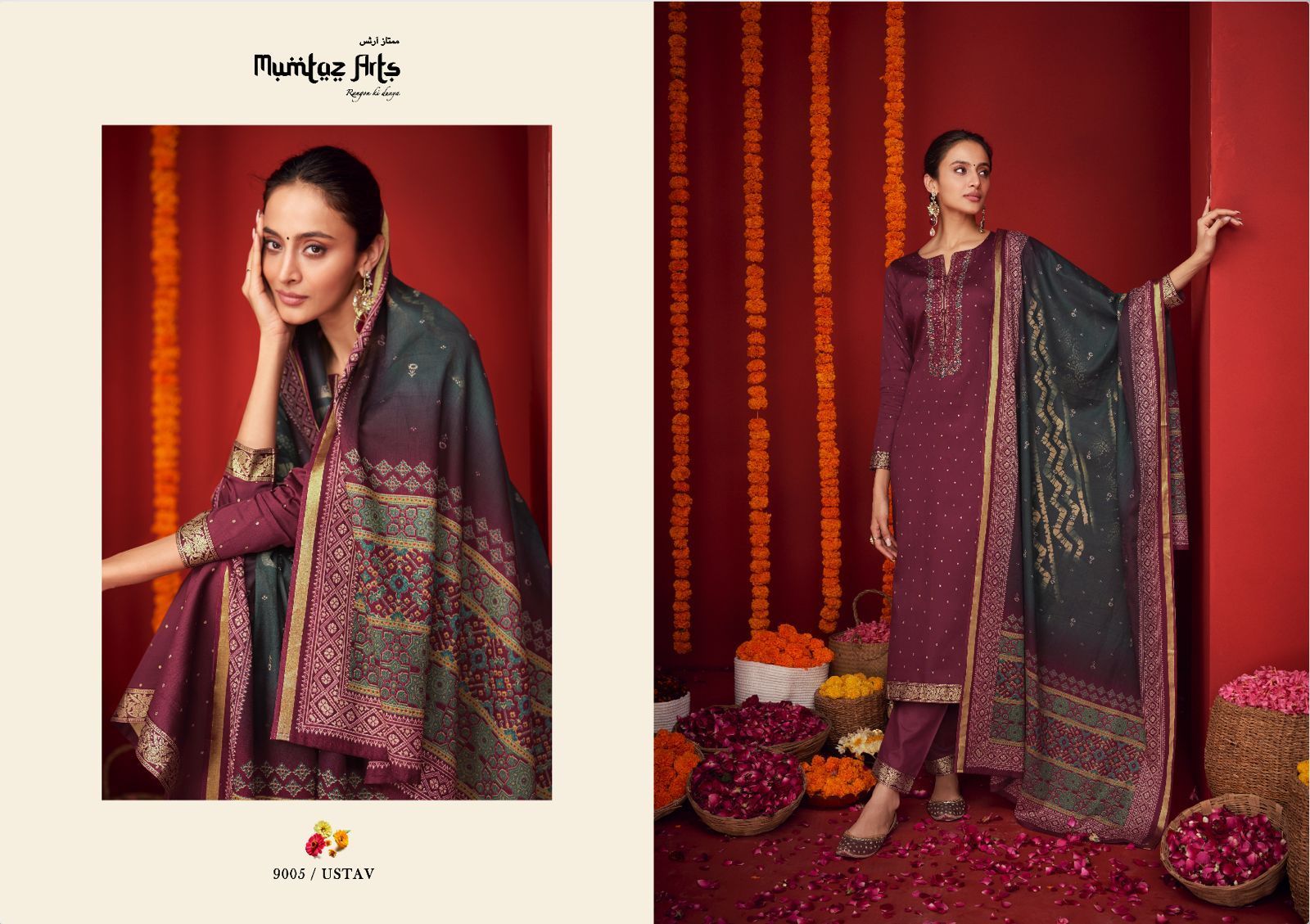 MUMTAZ-ARTS-UTSAV-VISCOSE-JAM-SATIN-SUITS-WHOLESALER-SURAT-8