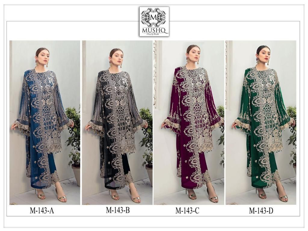 MUSHQ-M-143-FOUX-GEORGETTE-PAKISTANI-SUITS-BY-SHRADDHA-1