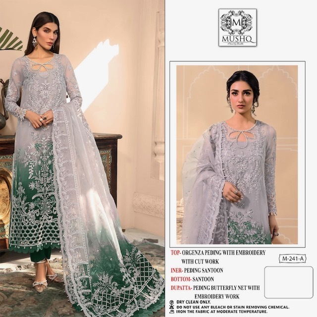 MUSHQ-M-241-ORGANZA-EMBROIDERY-PAKISTANI-SUITS-WHOLESALER-SURAT-3