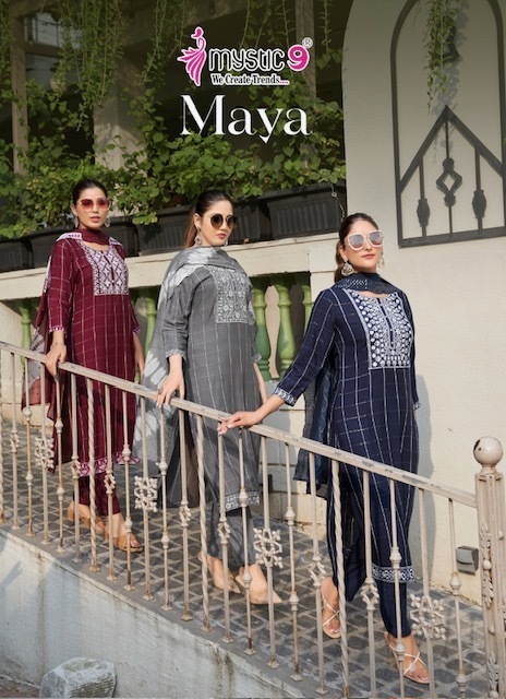 MYSTIC-9-MAYA-VOL-1-RAYON-READYMADE-KURTI-WHOLESALER-3