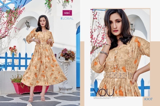 NISH-FLORAL-FANCY-PRINT-GOWN-WITH-BELT-MANUFACTURER-8