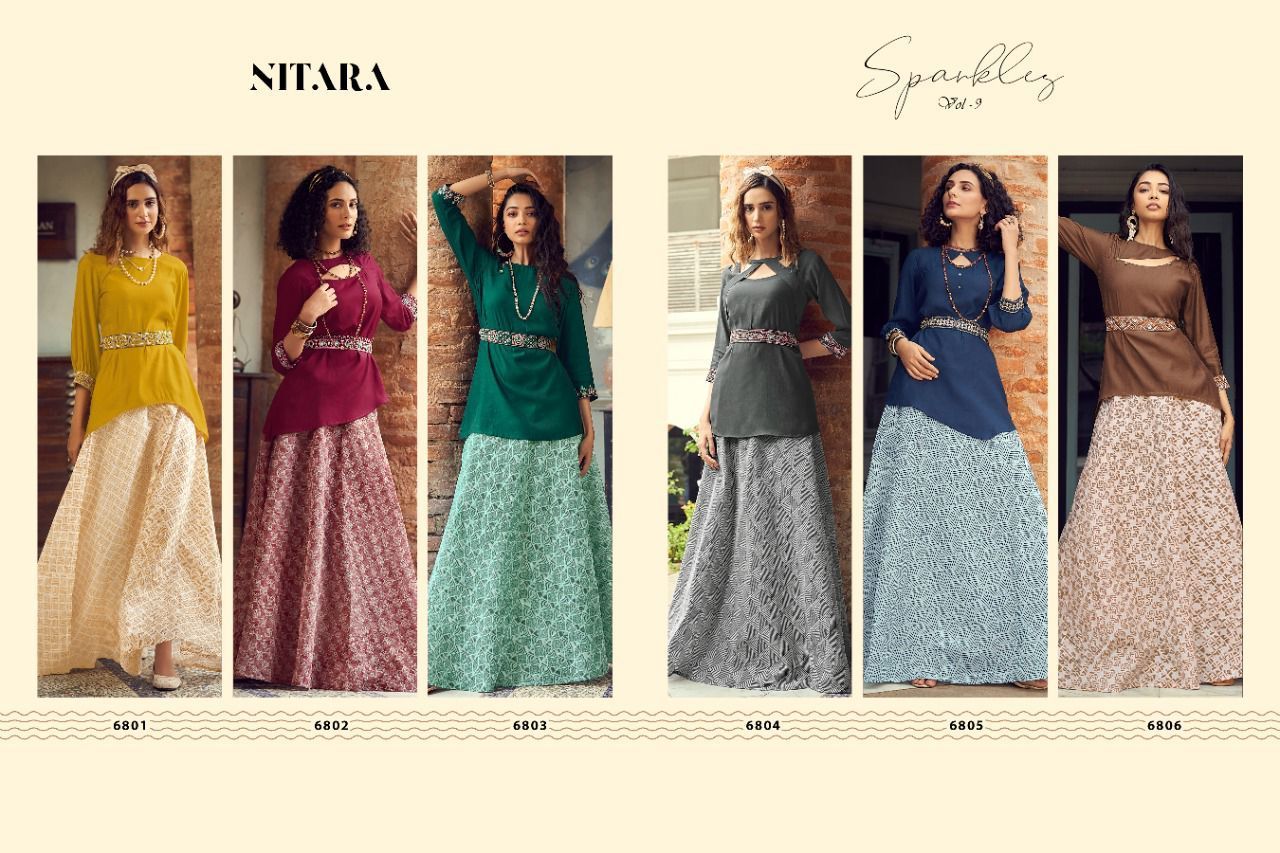 NITARA-SPARKLES-VOL-9-DESIGNER-TOP-SKIRT-WITH-HANDWORK-BELTS-AT-WHOLESALE-14