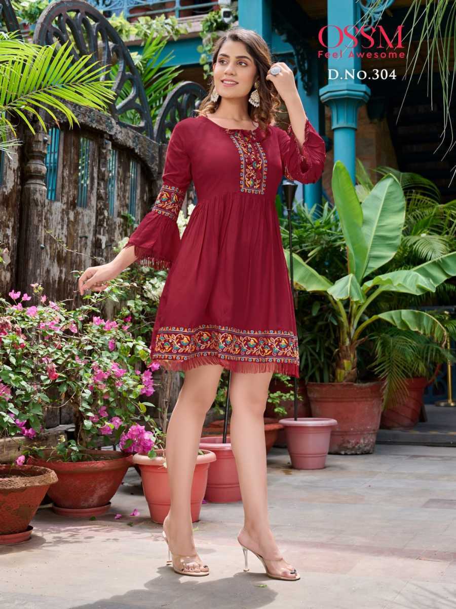 OSSM-CHERRY-VOL-3-RAYON-SLUB-SHORT-TOPS-MANUFACTURER-SURAT-5