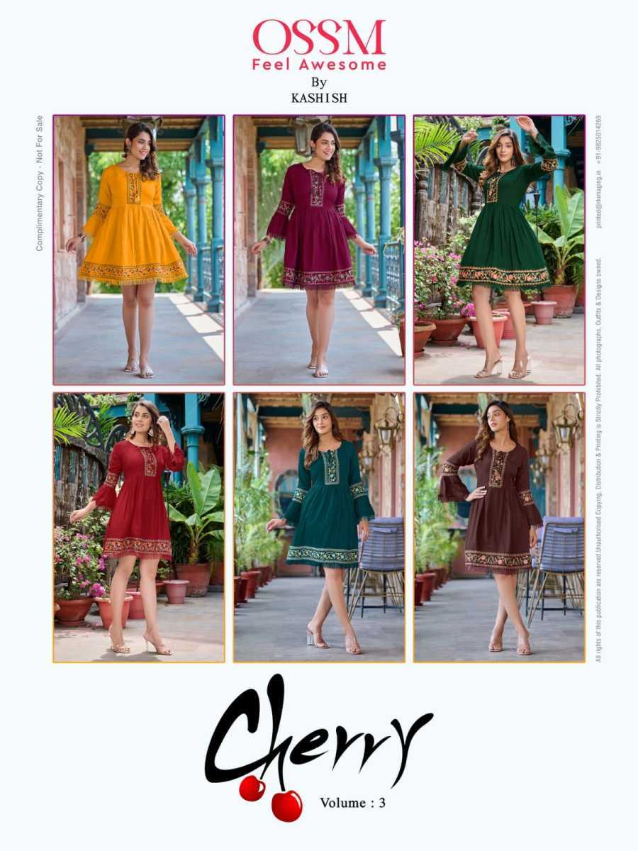 OSSM-CHERRY-VOL-3-RAYON-SLUB-SHORT-TOPS-MANUFACTURER-SURAT-8