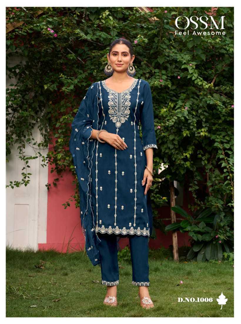 OSSM-GULABI-VOL-3-VISCOSE-SILK-READYMADE-KURTI-WHOLESALER-8